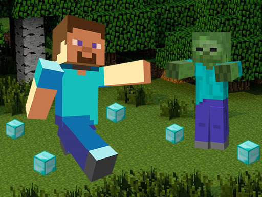 Minecraft Hidden Diamond Blocks - free online Browser game