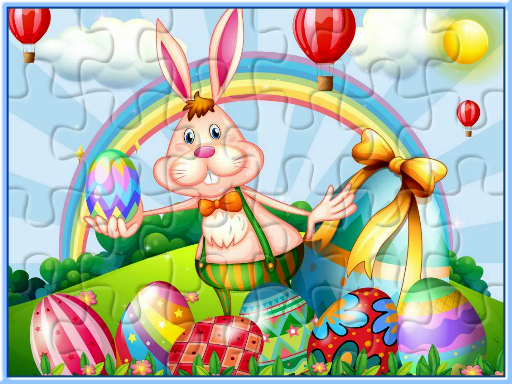 Easter Jigsaw Deluxe - free online Browser game