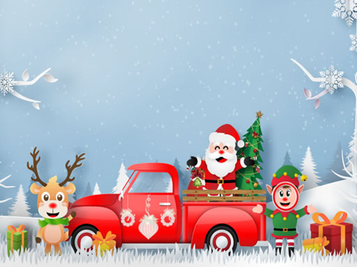 Christmas Trucks Differences - free online Browser game