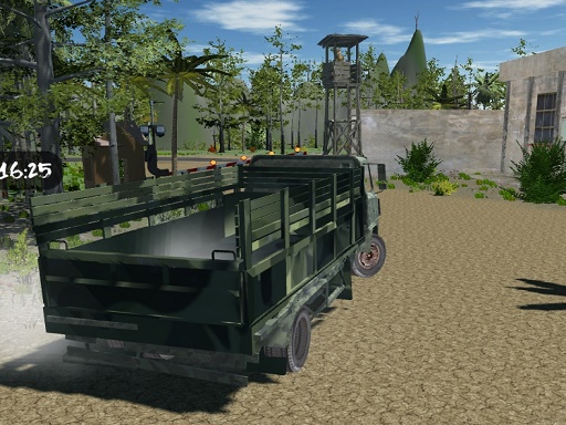 Offroad Truck Army Driving - free online Browser game