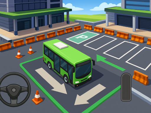 Bus Park 3D - free online Browser game