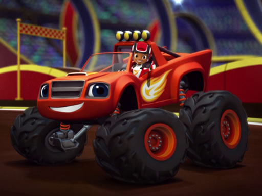 Blaze Monster Trucks Hidden Stars - free online Browser game