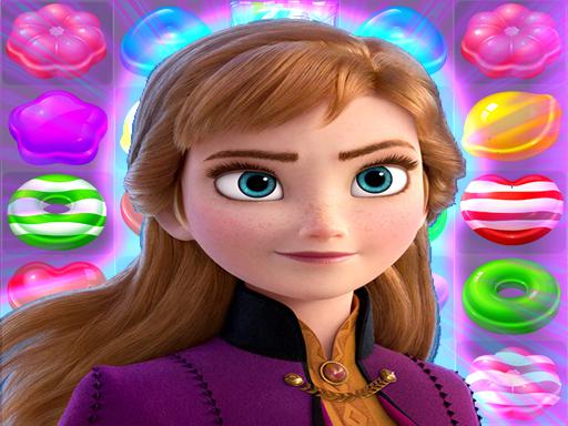 Anna | Frozen Match 3 - free online Browser game