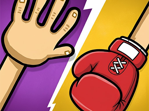 Two Player Red Hands Game - free online Browser game