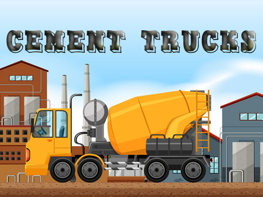 Cement Trucks Hidden Objects - free online Browser game