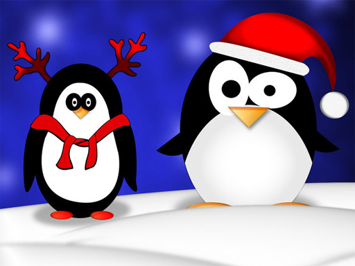 Christmas Penguin Puzzle - free online Browser game