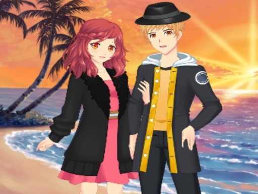 Couple Anime Dresser - free online Browser game