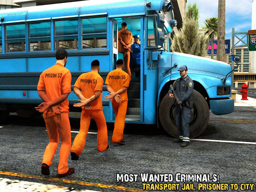 Police Bus Parking Game 3D - free online Browser game