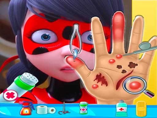 ladybug miraculous Hand Doctor - Fun Games for Gir - free online Browser game