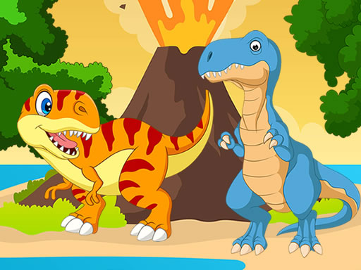 Dino Jigsaw - free online Browser game
