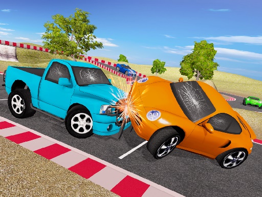 Mini SuperCars Racing Crashing - free online Browser game