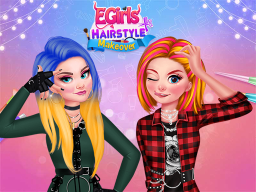 Egirls Hairstyle Makeover - free online Browser game