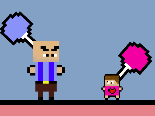 Angry Dad Cute Baby - free online Browser game