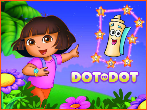 Dora Dot to Dot - free online Browser game