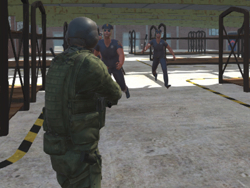 Infiltration of the Police Base - free online Browser game