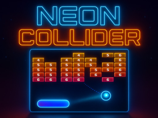 Neon Collider - free online Browser game