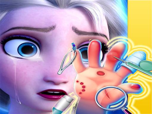 Elsa Hand Doctor - Fun Games for Girls Online - free online Browser game