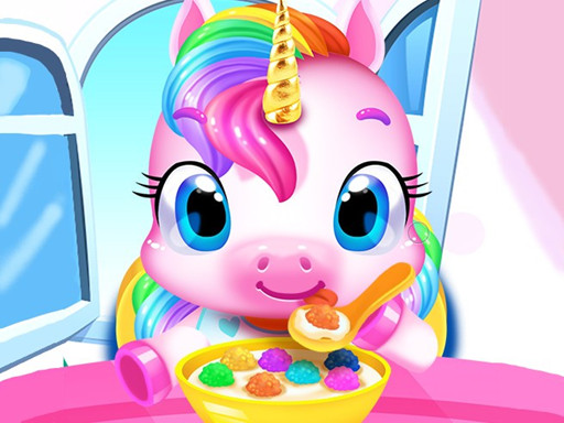 Magical Unicorn Pet Care - free online Browser game