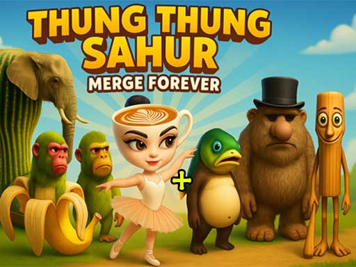 Thung Thung Sahur Merge Forever - free online Browser game