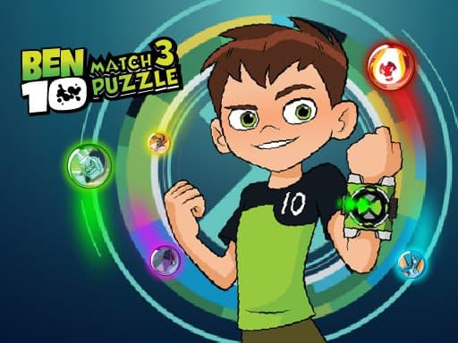 Ben 10 Match 3 Puzzle - free online Browser game