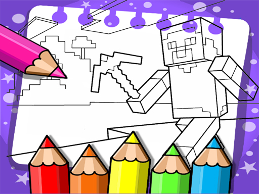 Minecraft Coloring Book - free online Browser game