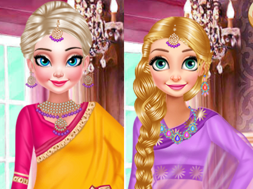 INDIAN COUPLE WEDDING - free online Browser game