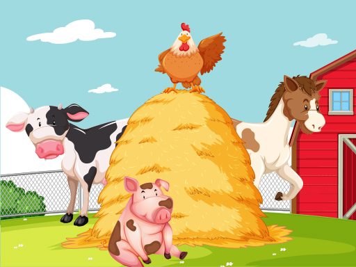 Farm Puzzle - free online Browser game