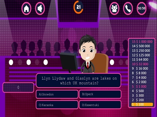 Millionaire - free online Browser game