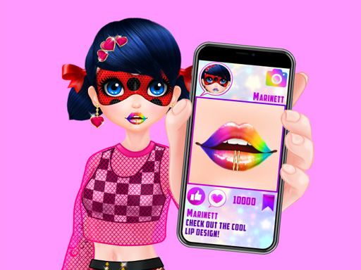 Cute Lip Design For Marinett - free online Browser game