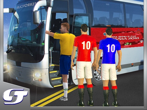 Bus Transport Footbal Players - free online Browser game