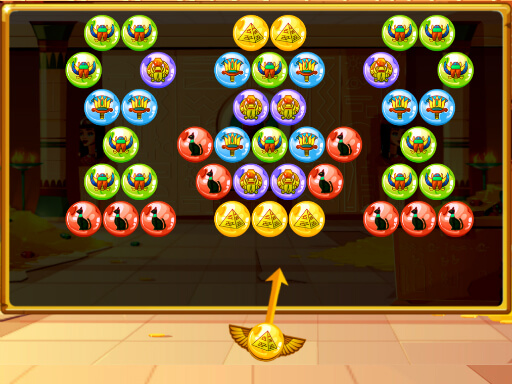 Bubble Shooter Egypt - free online Browser game
