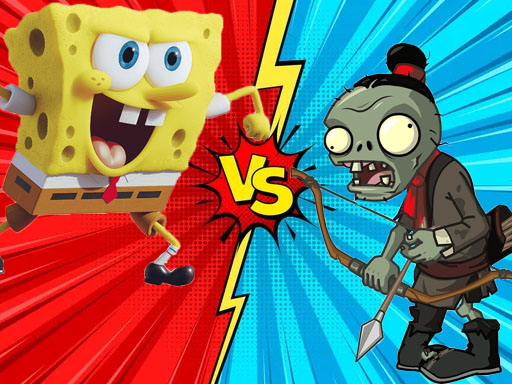 Zombie Vs SpongeBoob - free online Browser game