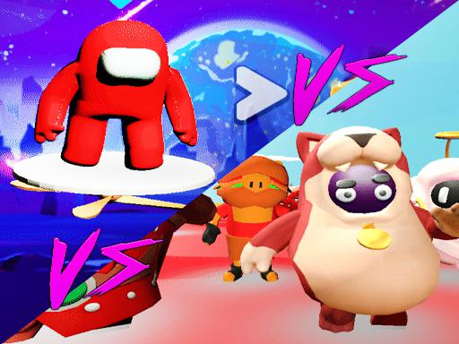 Among Guys fall racing games - free online Browser game