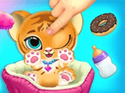 Baby Tiger Care - A Day With Baby Tiger - free online Browser game