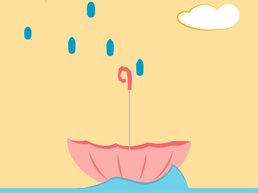 Avoid Waterdrops - free online Browser game