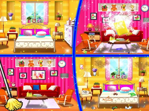 Sweet Home Cleaning : - free online Browser game