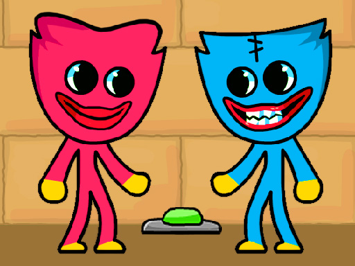 Kissy Missy and Huggy Wuggy - free online Browser game