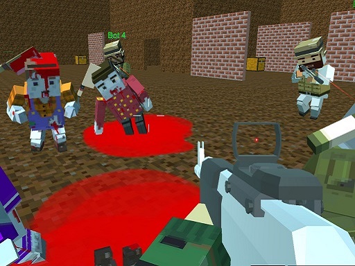 Blocky Warfare the Aweper Zombie - free online Browser game