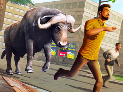 Angry Bull Attack Wild Hunt Simulator - free online Browser game