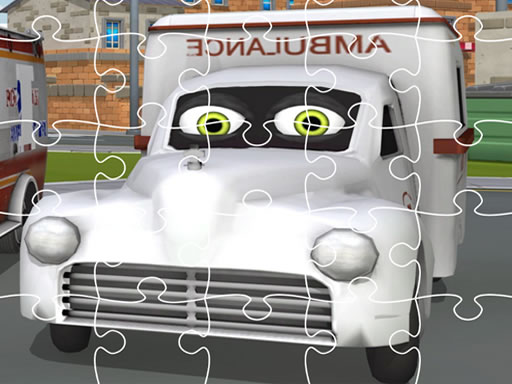 Ambulance Trucks Jigsaw - free online Browser game