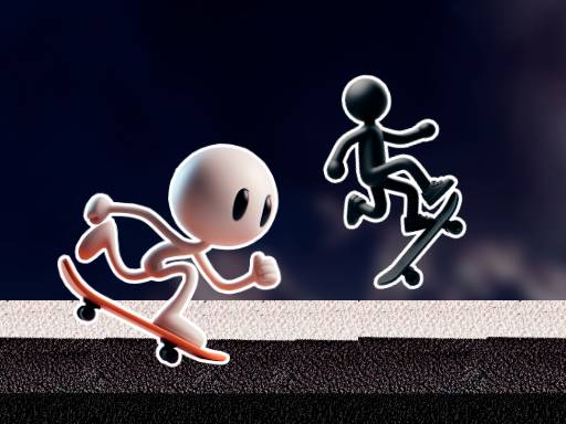 Black and White Stickman - free online Browser game