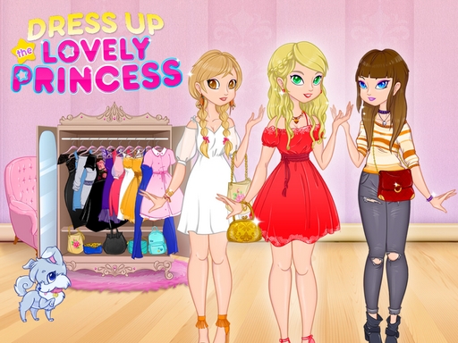 Dress Up The Lovely Princess - free online Browser game