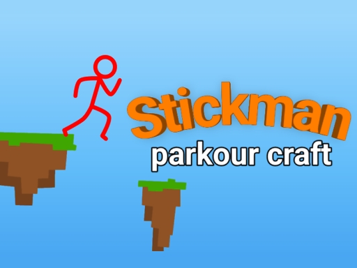 Stickman parkour craft - free online Browser game