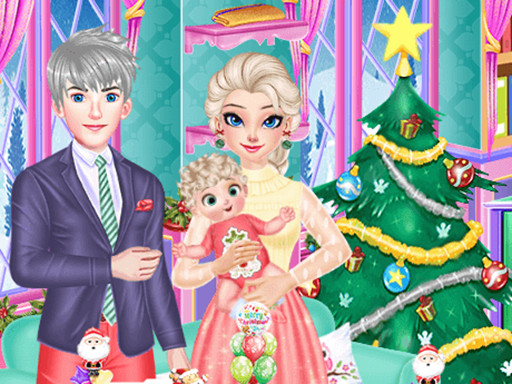 Frozen Family Christmas Preparation - free online Browser game