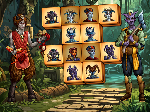 Demonic Mahjong - free online Browser game