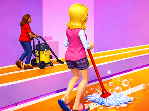 Bridge Cleaner Runner Game - free online Browser game