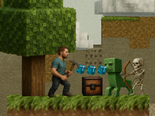 Ultra Realistic BlockCraft - free online Browser game