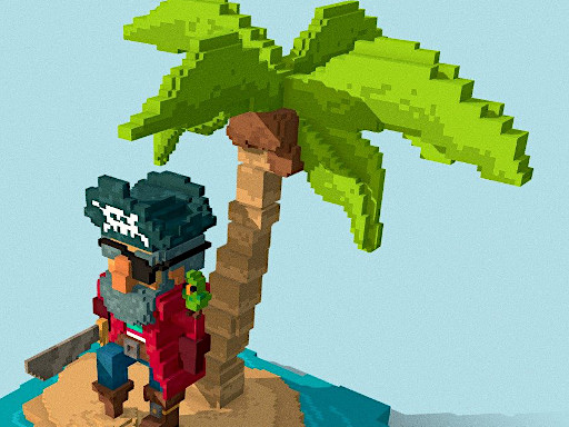 Pirates of Voxel - free online Browser game