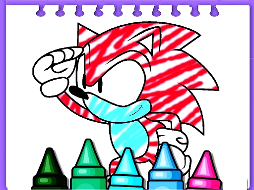 BTS Sonic Coloring Book - free online Browser game