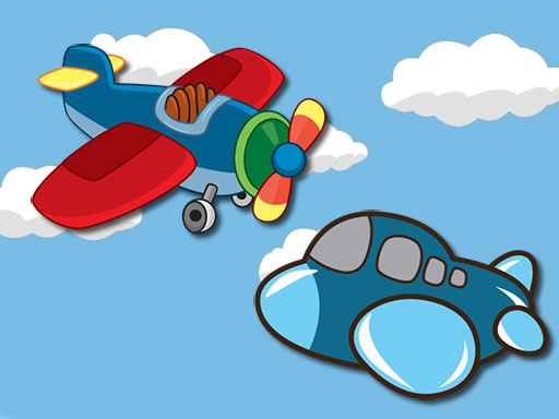 Airplanes Coloring Pages - free online Browser game